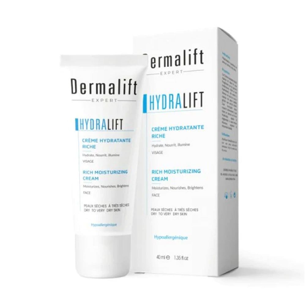 Dermalift Hydralift Crème Hydratante Peaux Sèches à Très Sèches 40 ml nova parapharmacie prix maroc casablanca