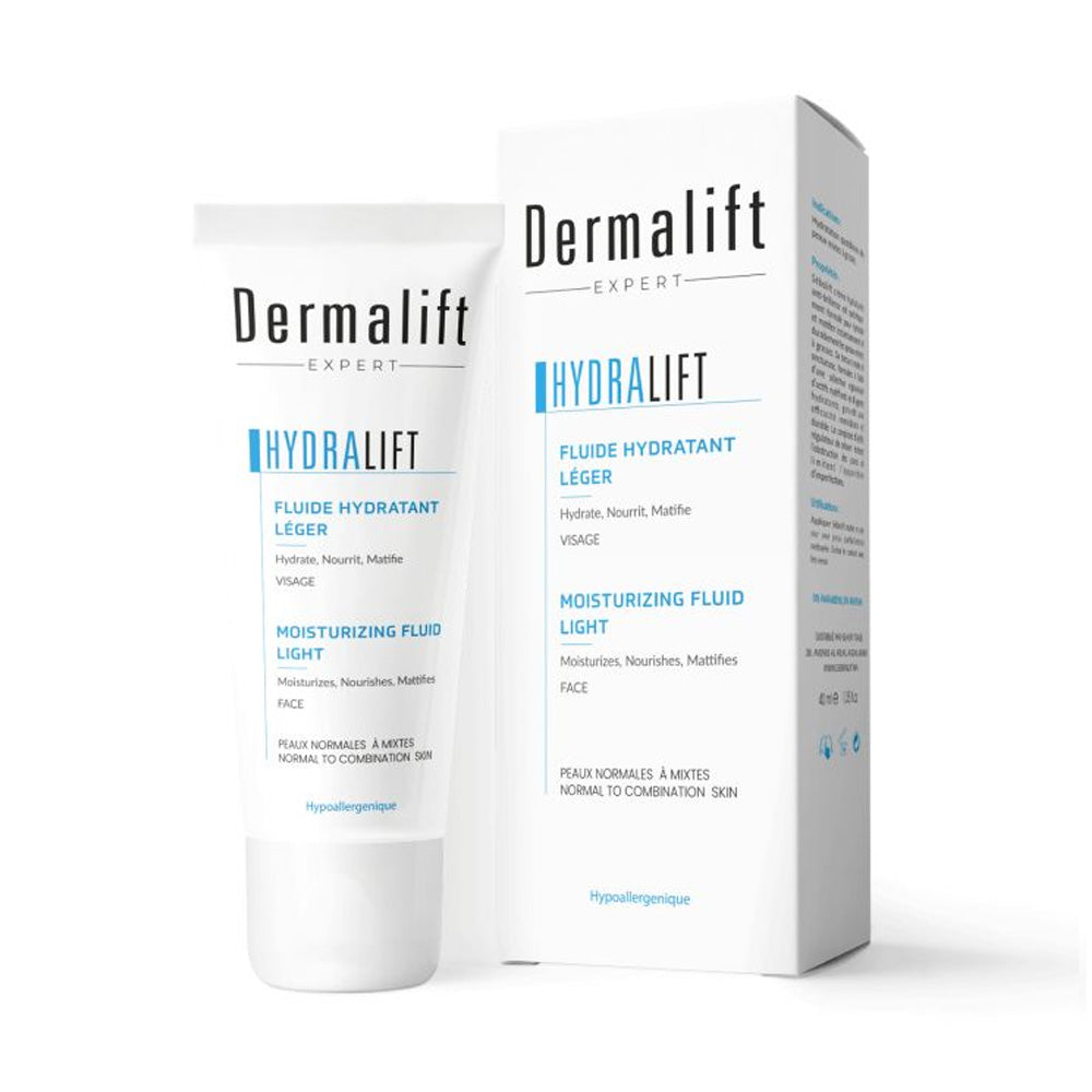 Dermalift Hydralift Fluide Hydratante Peaux Normales à Mixtes 40 ml nova parapharmacie prix maroc casablanca