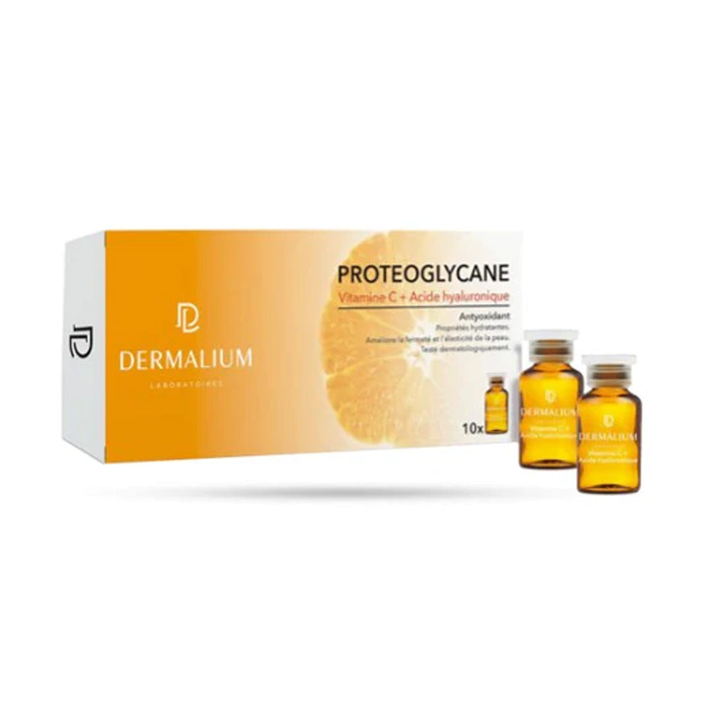 Dermalium Proteoglycane Vitamine C+A.H 10 Ampoules*2ml nova parapharmacie prix maroc casablanca