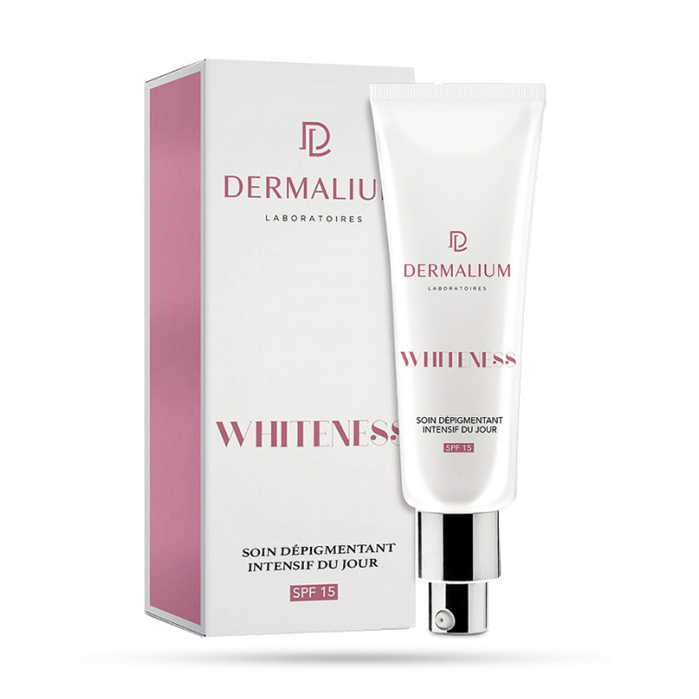 Dermalium Whiteness soin Dépigmentant Intensif Du Jour SPF 15 50ml nova parapharmacie prix maroc casablanca