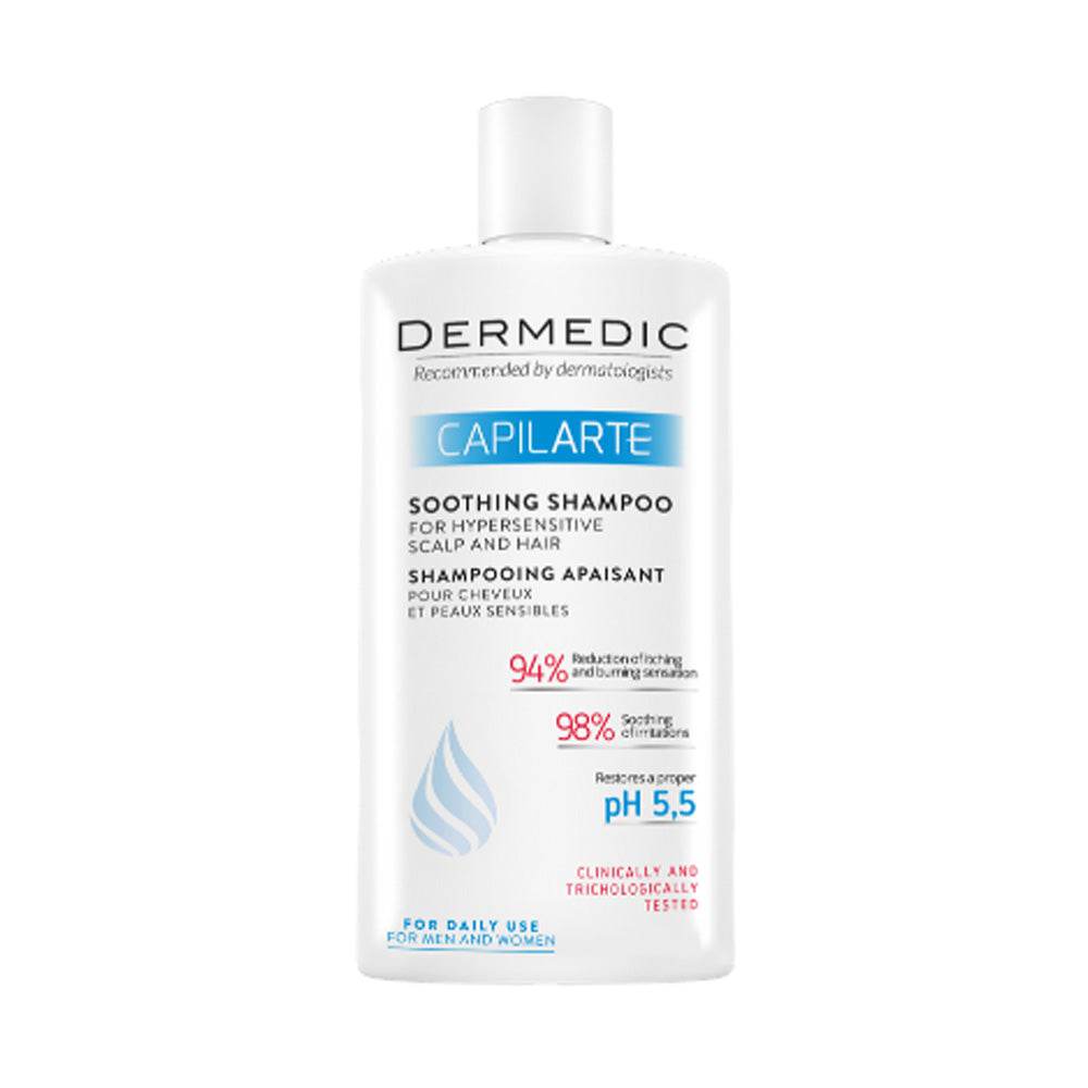 Dermedic Capilarte Shampooing Apaisant Pour Cheveux Et Peaux Sensibles 300ml