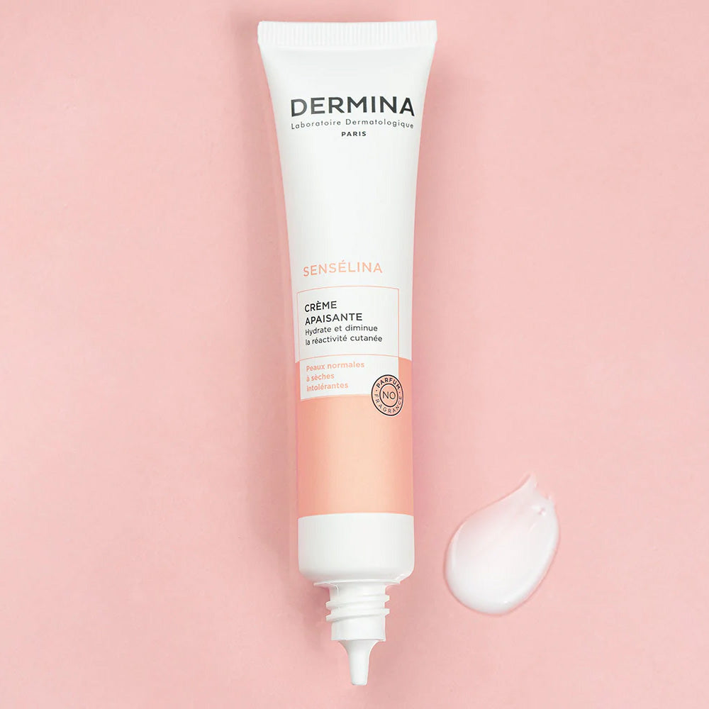 Dermina Sensélina Crème Apaisante Peaux Intolerantes 40ml  nova parapharmacie prix maroc casablanca