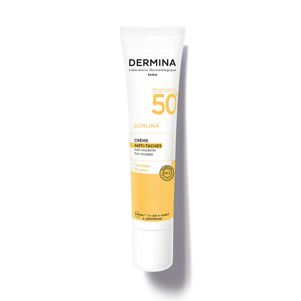 Dermina Sunlina Crème Anti-Taches SPF 50+ 40ml | Global Para 