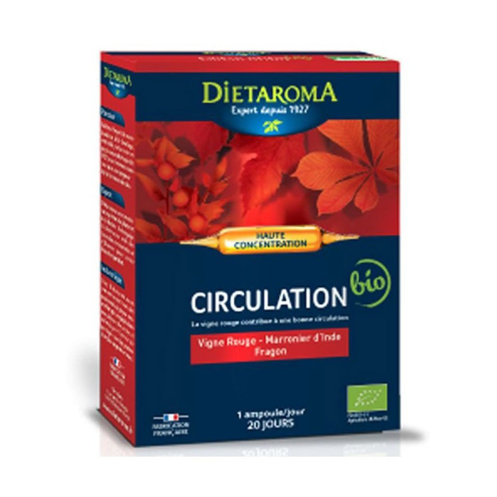 Dietaroma Circulation Sanguine 20 Ampoules*10 ml | Global Para 