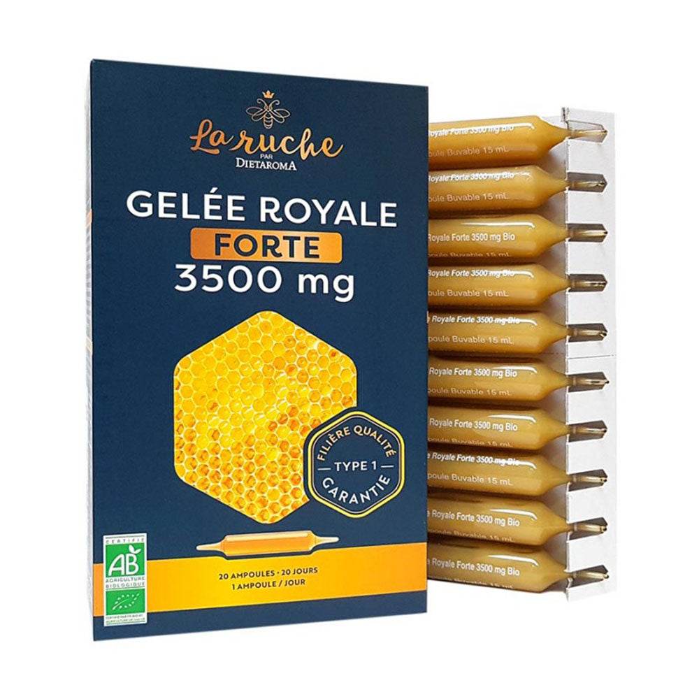 Dietaroma La Rûche Gelée Royale Forte 3500mg 20 Ampoules De 15ml - Global Para