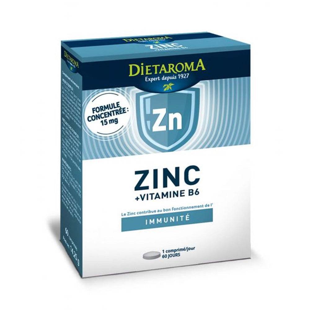Dietaroma Zinc +Vitamine B6 60 Comprimés - Global Para