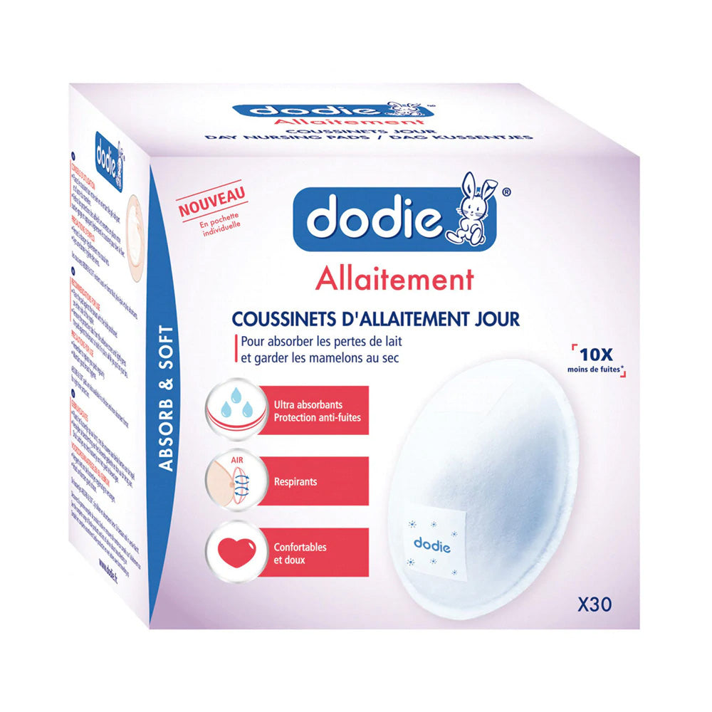 Dodie Coussinets D'allaitement Jour Ultra Fins 30 Pièces | Global Para 