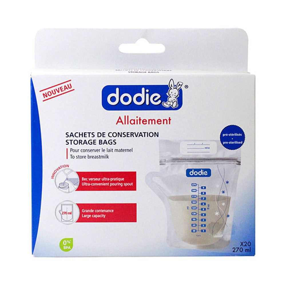 Dodie Sachets De Conservation Allaitement 20 Pièces | Global Para 