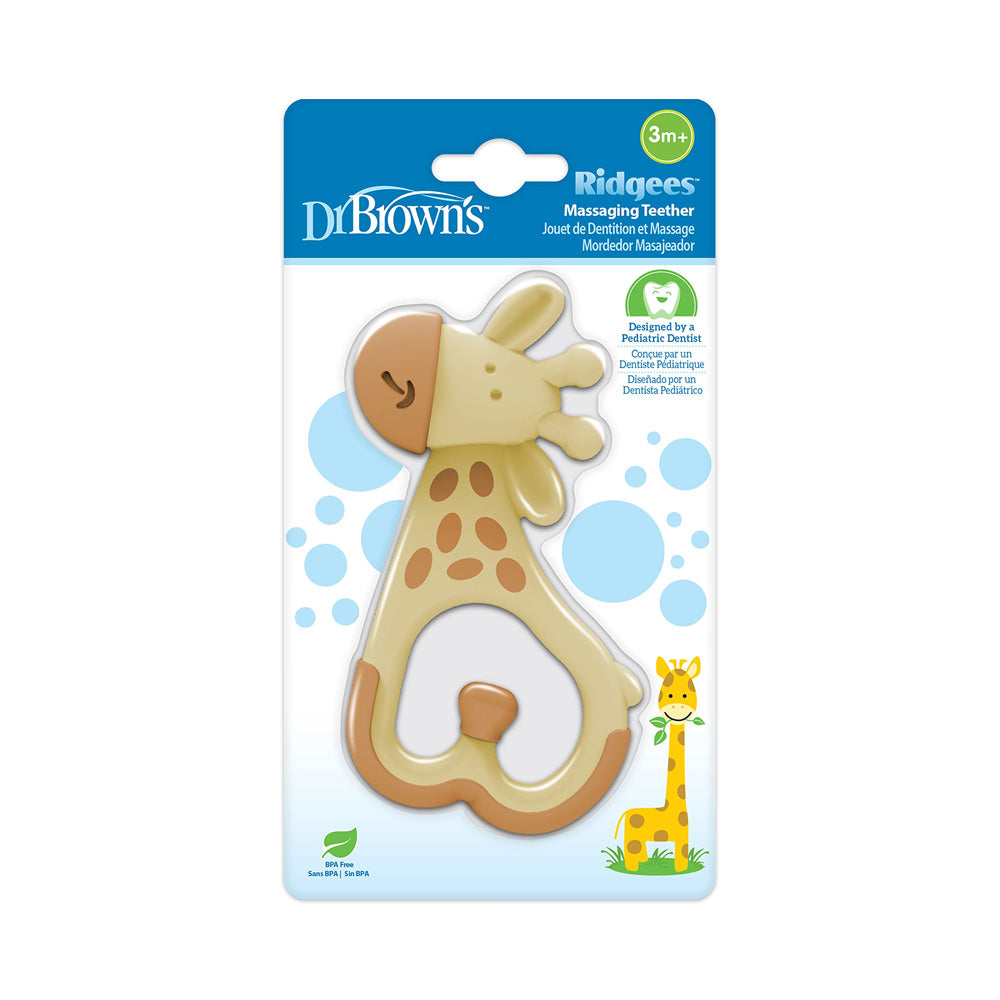 Dr Brown's Anneau De Dentition Apaisant Massant Girafe +3m TE445 - Nova Para