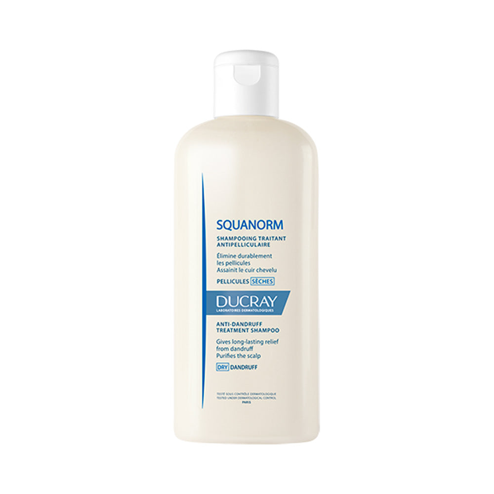 Ducray SQUANORM Shampooing Traitant Antipelliculaire - Pellicules Sèches 200ml | Global Para 