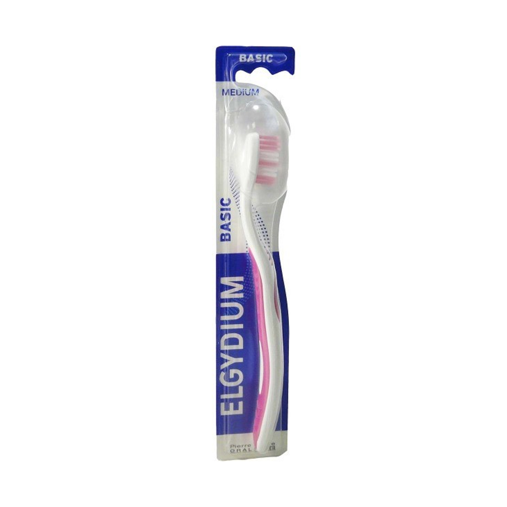 ELGYDIUM Basic brosse à dents medium | Global Para 