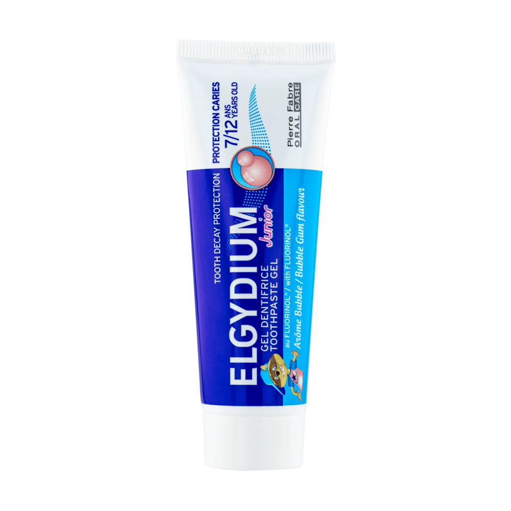 ELGYDIUM Junior Bubble 7/12 ans dentifrice enfant 50ml  | Global Para 