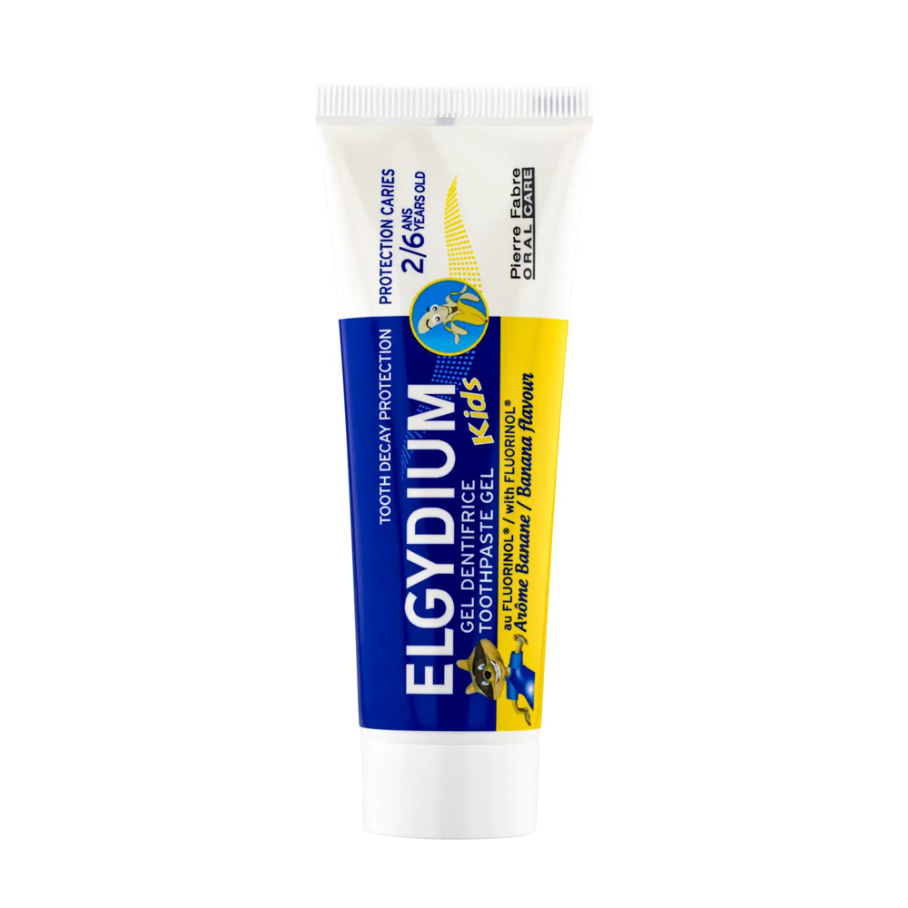 ELGYDIUM Kids Banane 2/6 ans dentifrice enfant 50ml  | Global Para 