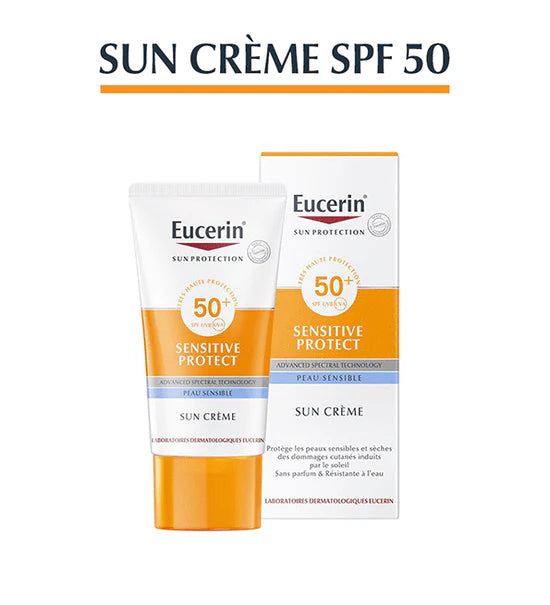 Eucerin Sun PROTECTION SPF50+ Sensitive Protect Crème Solaire 50ml | Global Para 