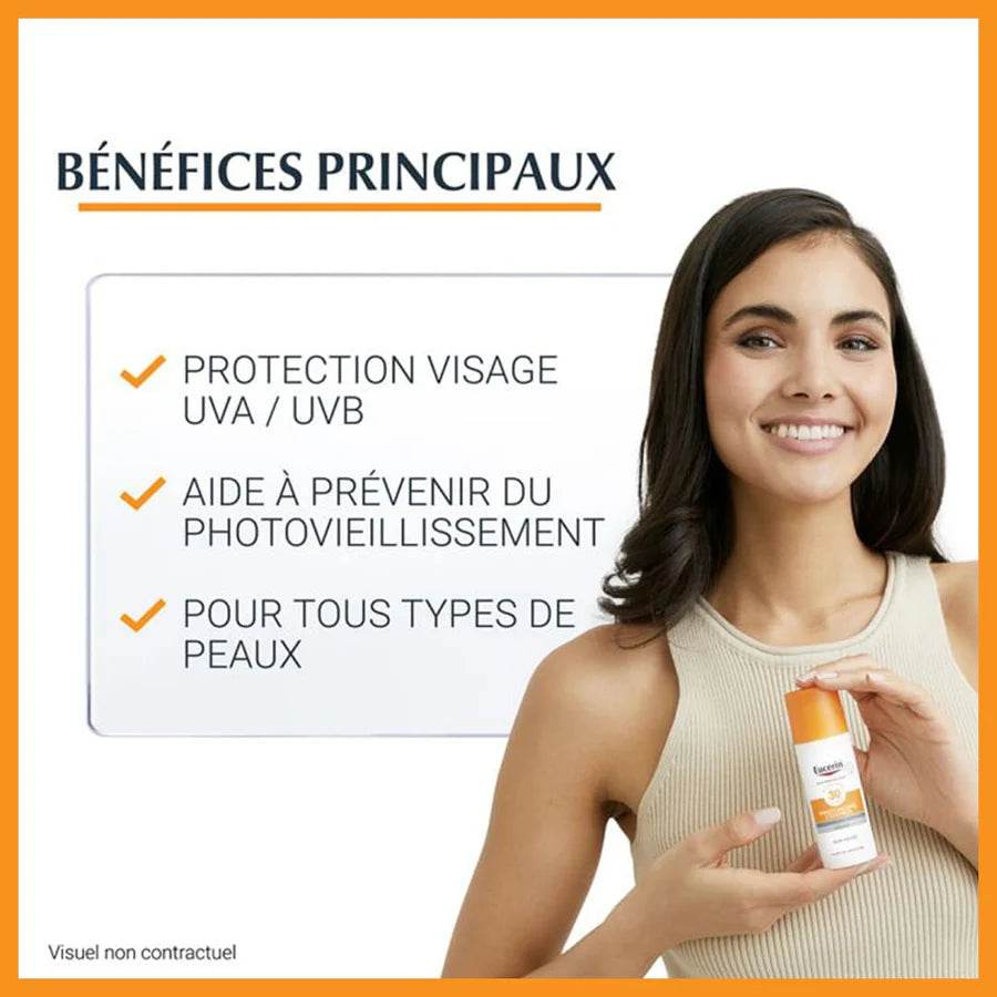 Eucerin Sun PROTECTION Photoaging Control Fluid SPF50+ 50ml - Global Para