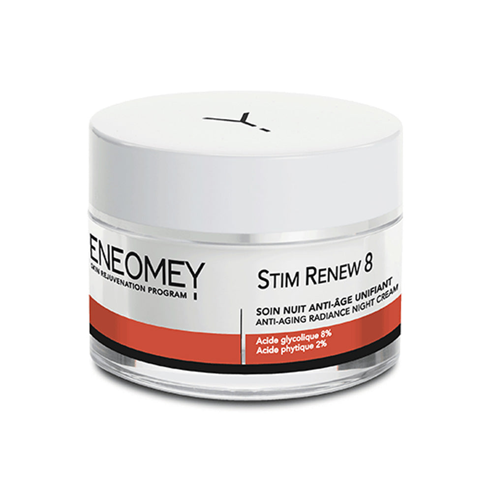 Eneomey Stim Renew 8 Soin Nuit Anti-Âge Unifiant 50ml nova parapharmacie prix maroc casablanca