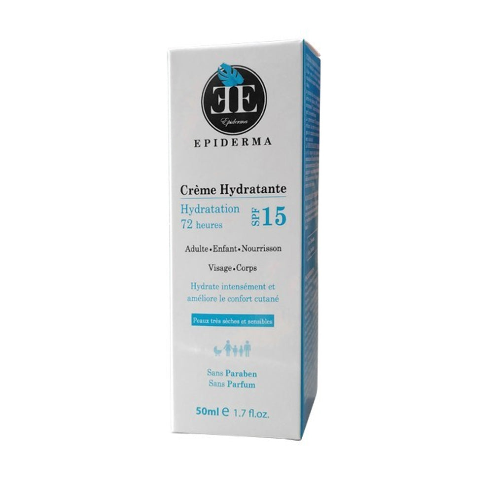 Epiderma-Creme-Hydratante-SPF15-50ml--novaparapharmacie-maroc