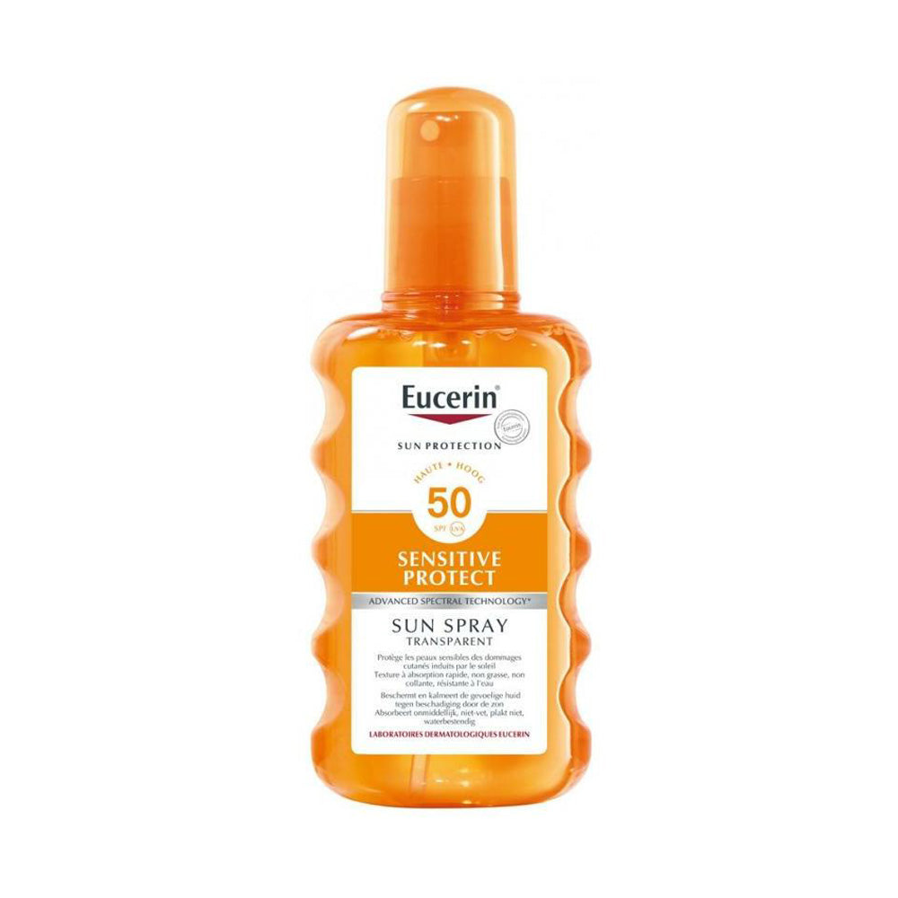 Eucerin SUN PROTECTION Sensitive Protect Spray Transparent SPF50 200ml | Global Para 