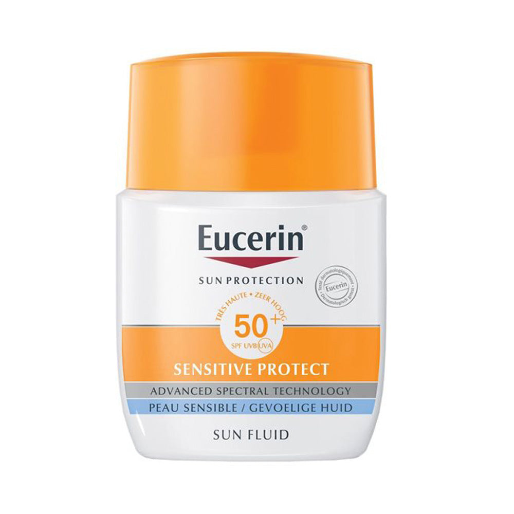 Eucerin Sun PROTECTION Sensitive Protect Fluid Matifiant SPF50+ 50ml | Global Para 