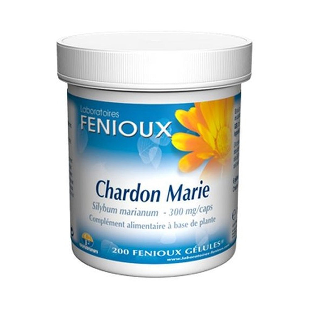 Fenioux Chardon Marie Artichaut Sauvage 300mg 200 Gélules nova parapharmacie prix maroc casablanca