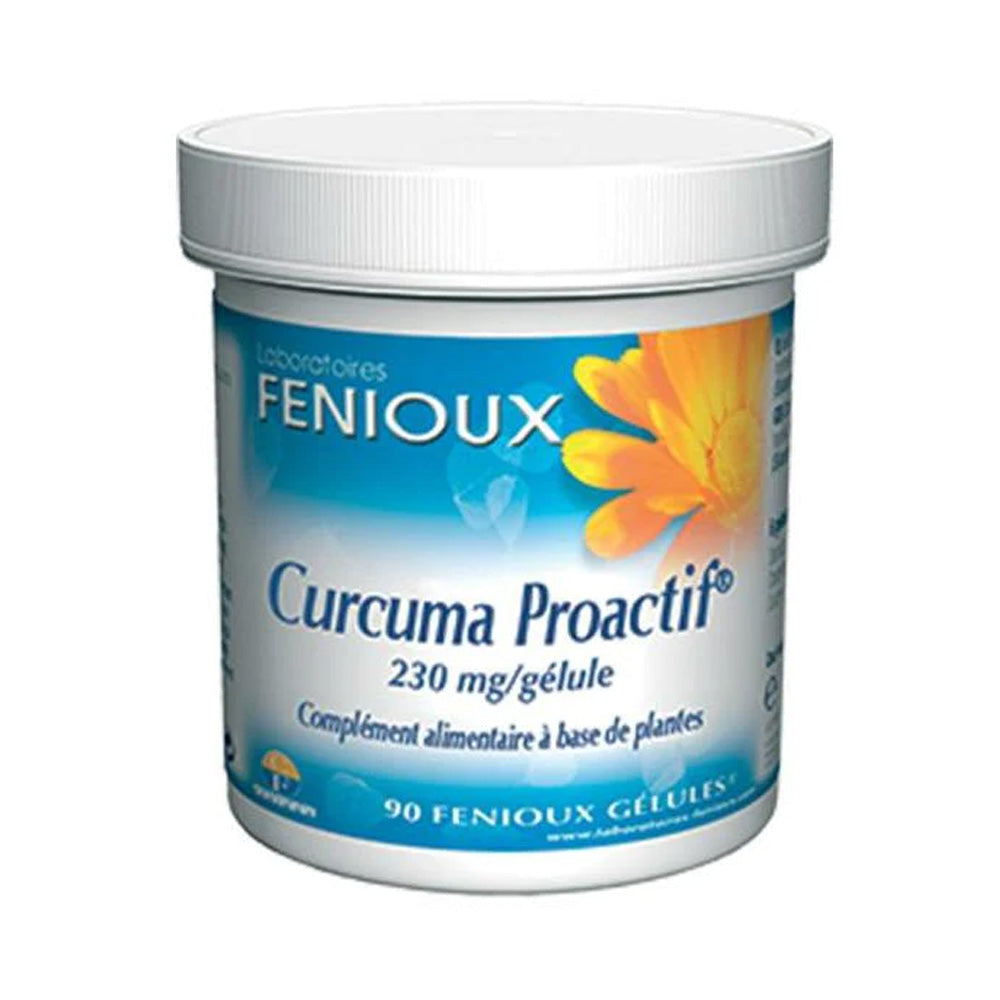 Fenioux Curcuma Proactif Foie et Tube Digestif 230mg 90 Gélules nova parapharmacie prix maroc casablanca