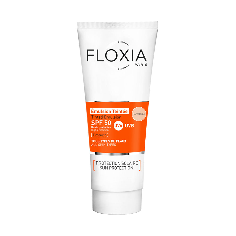 Floxia Ecran Emulsion Teinte Pourcelaine SPF50 50ml nova parapharmacie prix maroc casablanca