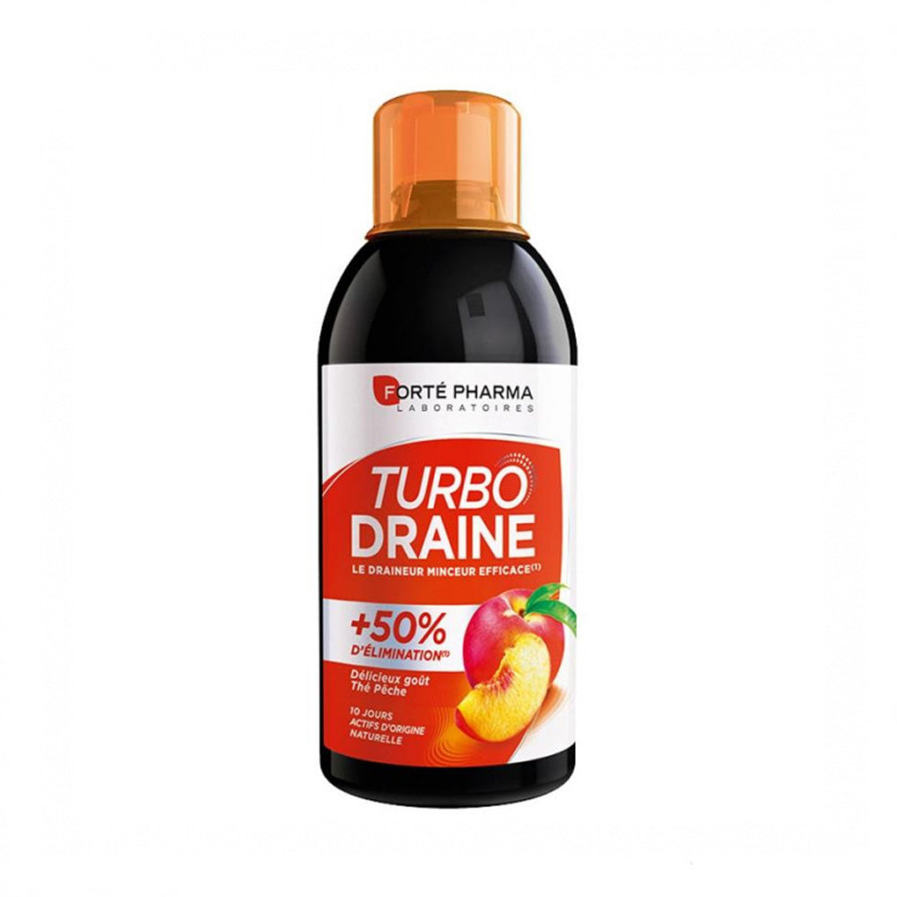 Forté Pharma TurboDraine Minceur Pèche 500ml nova parapharmacie prix maroc casablanca