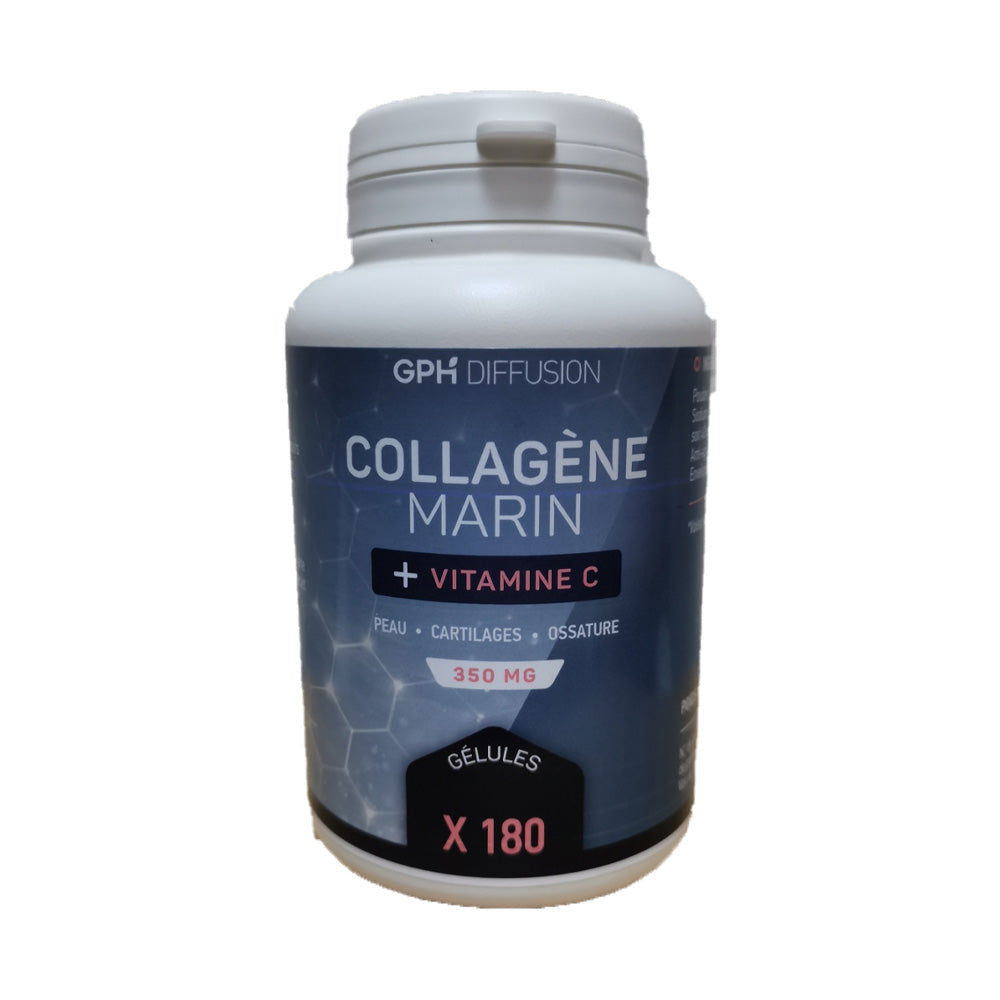 GPH Diffusion Collagen Marin + Vitamine C 350mg 200 Gélules nova parapharmacie prix maroc casablanca