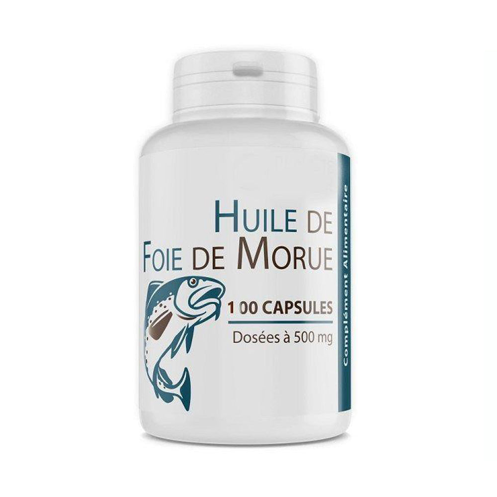 GPH Diffusion Huile De Foie De Morue 500mg 100 Capsules nova parapharmacie prix maroc casablanca