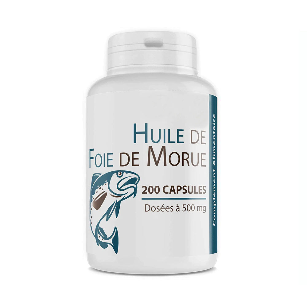 GPH Diffusion Huile De Foie De Morue 500mg 200 Capsules nova parapharmacie prix maroc casablanca