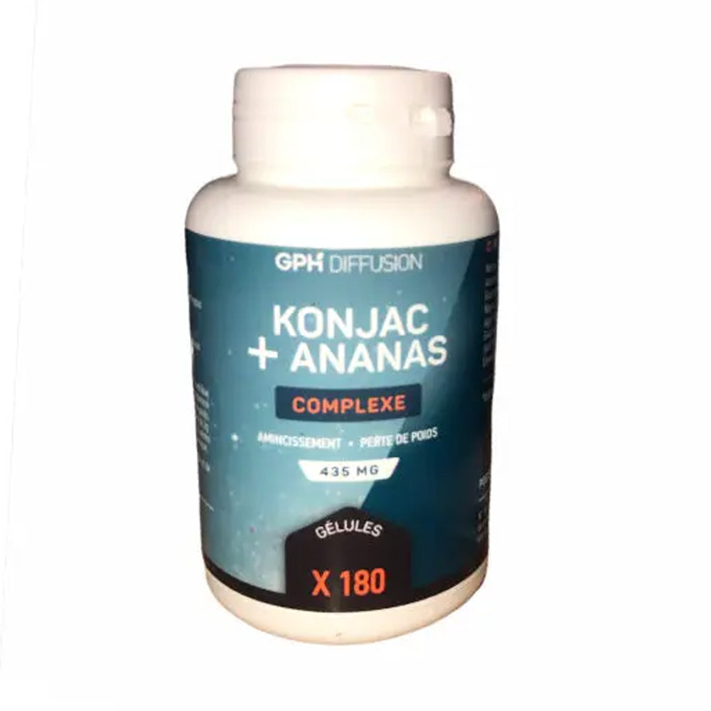 GPH Diffusion Konjac + Ananas 435 mg 180 Gélules nova parapharmacie prix maroc casablanca