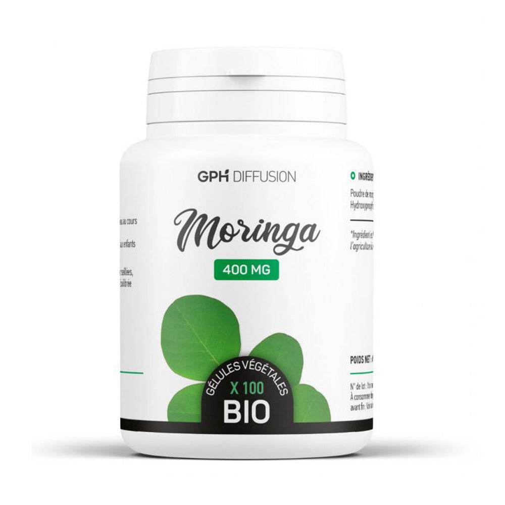 GPH Diffusion Moringa 400 mg 100 Gélules - Global Para