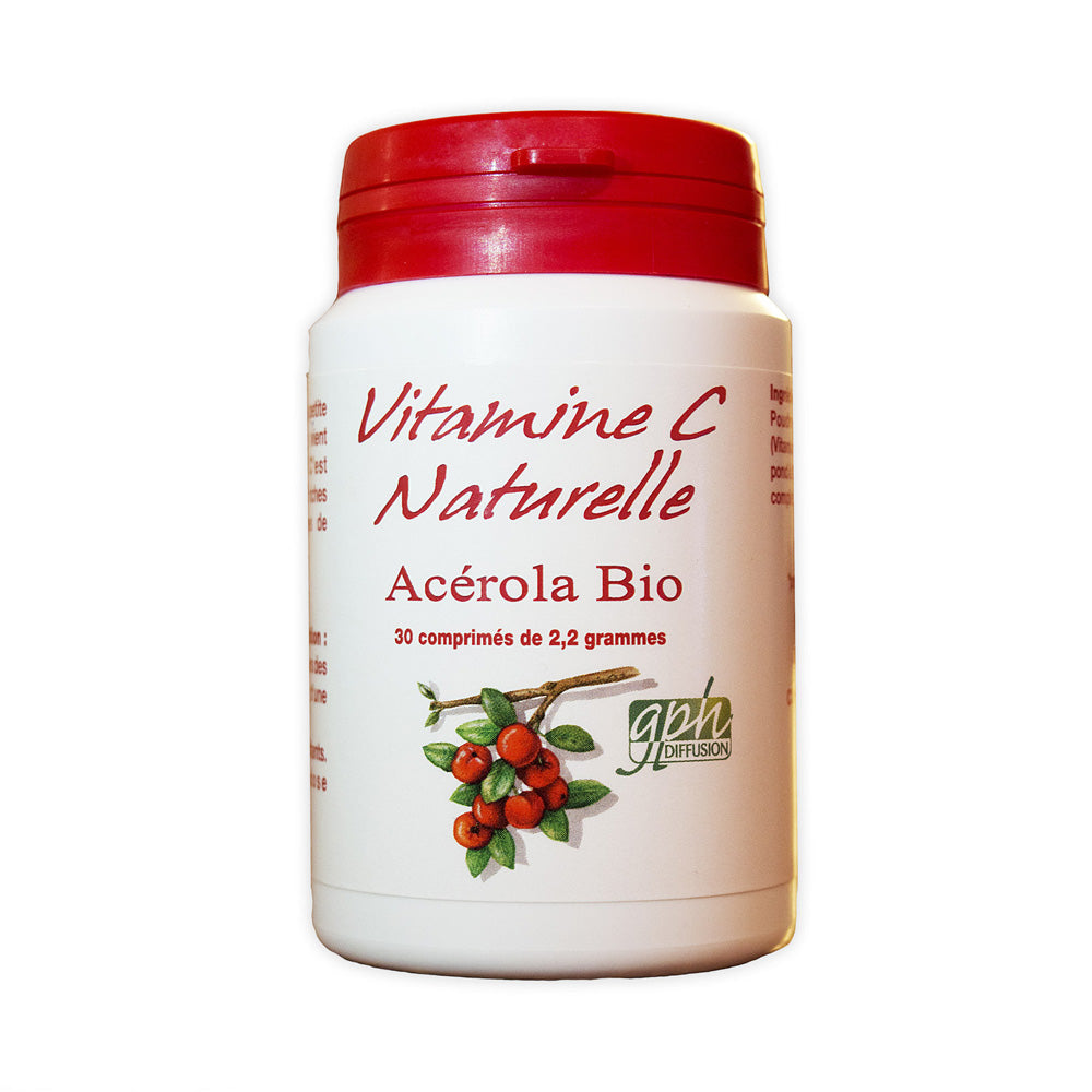 GPH Diffusion Vitamine C Acérola Bio 30 Comprimés nova parapharmacie prix maroc casablanca