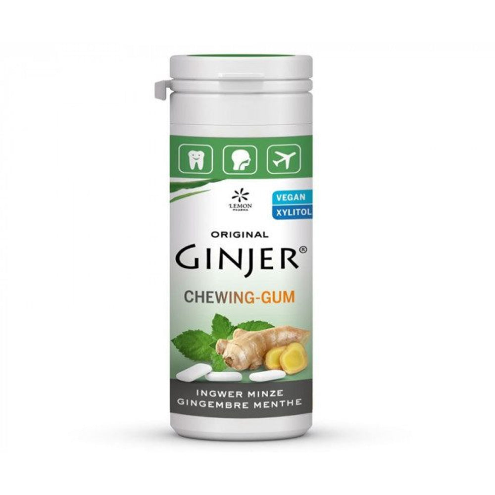 Ginjer Chewing-Gum Menthe 30g