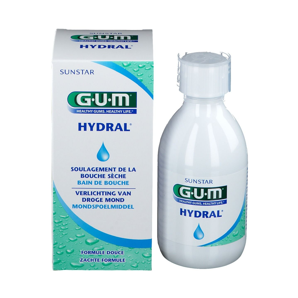 Gum HYDRAL Bain De Bouche 300ml (6030) nova parapharmacie prix maroc casablanca