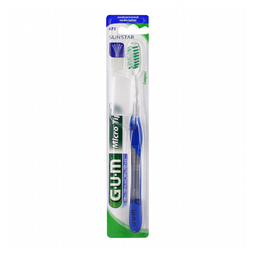 Gum Micro Tip Brosse à Dents Médium (473) nova parapharmacie prix maroc casablanca