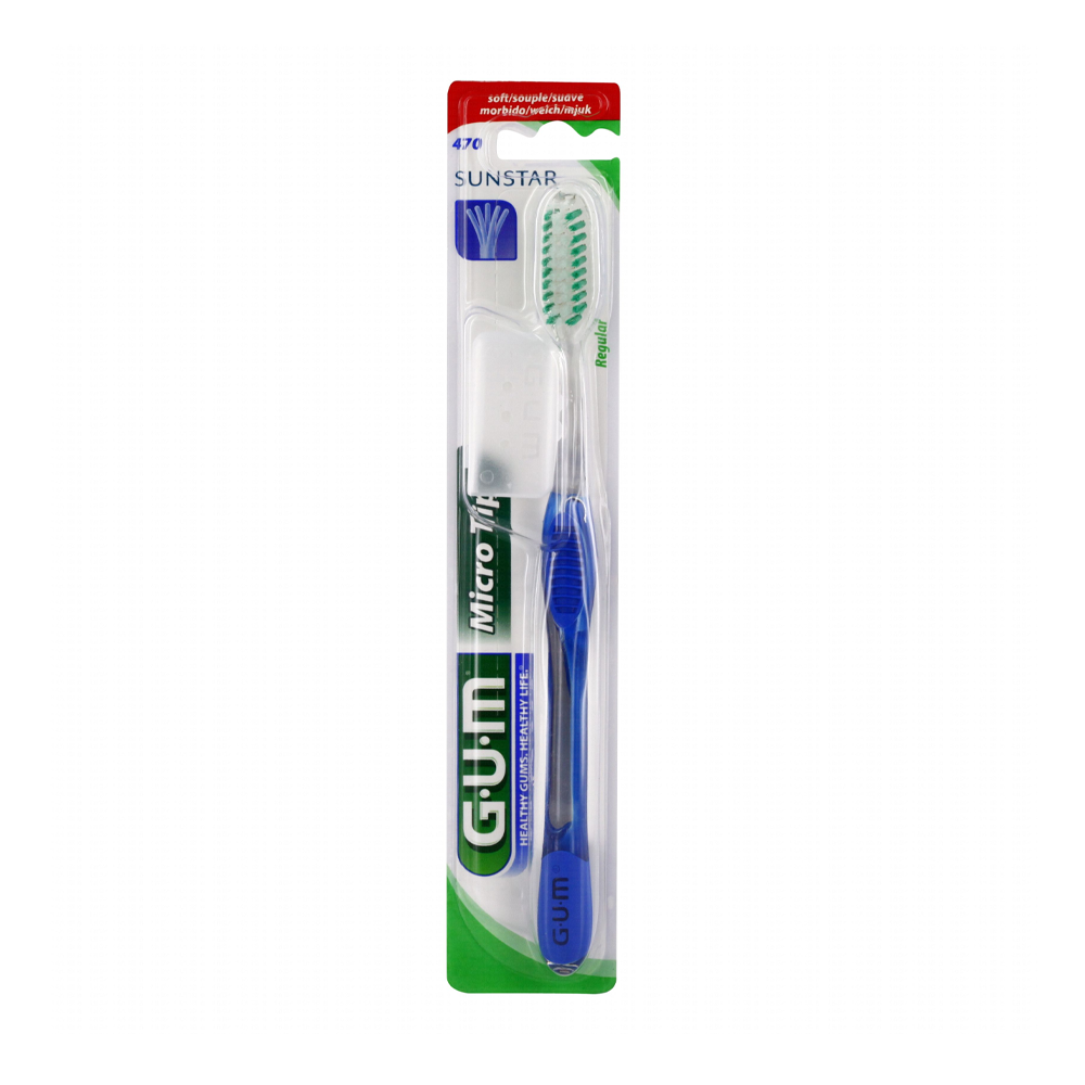 Gum Micro Tip Brosse à Dents Souple (470) nova parapharmacie prix maroc casablanca