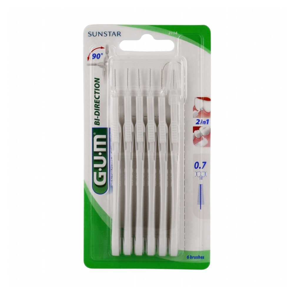 Gum PROXABRUSH BI-DIRECTION Interdentaires 0,7mm (2114) nova parapharmacie prix maroc casablanca