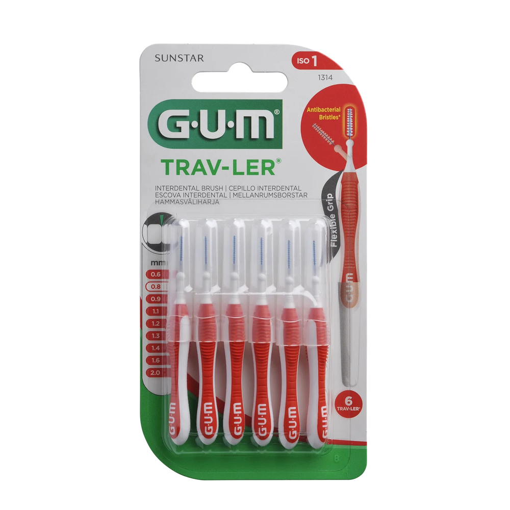 Gum PROXABRUSH TRAV-LER Interdentaires 0,8mm (1314) nova parapharmacie prix maroc casablanca