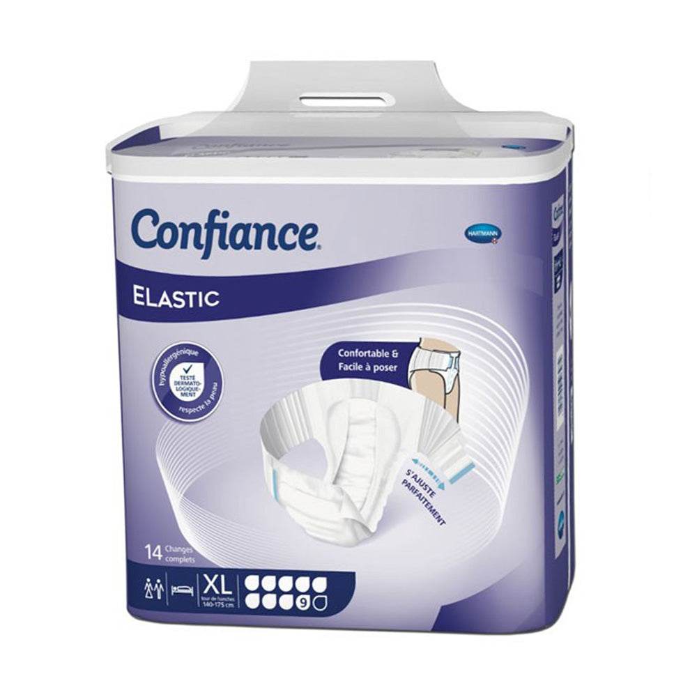 Hartmann Confiance Elastic 9 Gouttes Taille L J&N 14 Pièces - Global Para