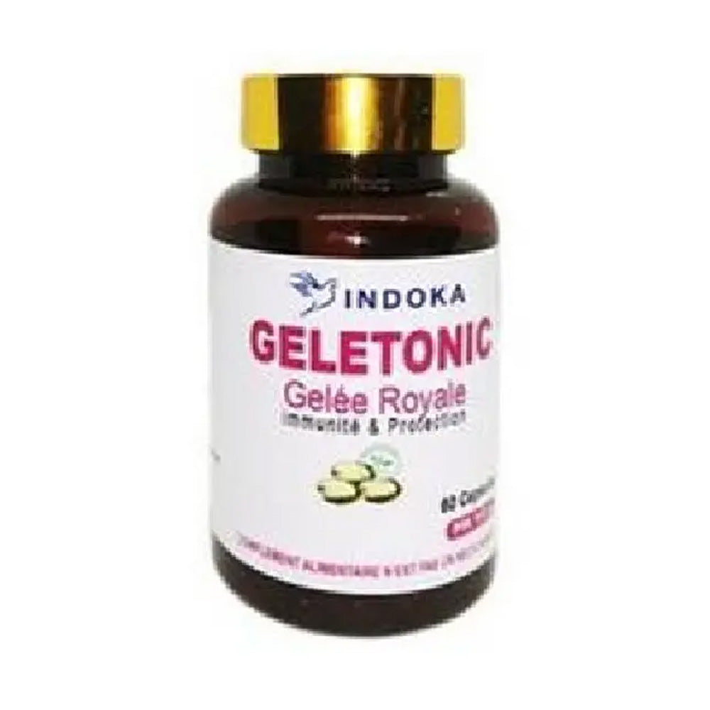 Indoka Geletonic Gelée Royale Immunité Et Protection 60 Capsules nova parapharmacie prix maroc casablanca