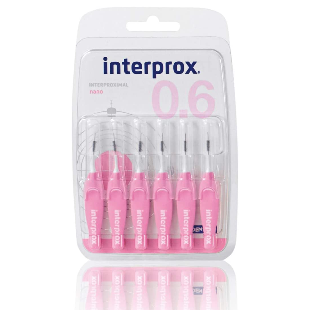 Interprox Plus Nano Brosse Interdentaire 0.6 Rose 6 Pièces nova parapharmacie prix maroc casablanca