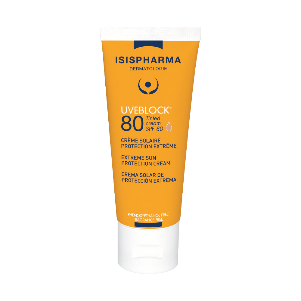 Isispharma Uveblock Cream Teinté SPF80 40ml nova parapharmacie prix maroc casablanca