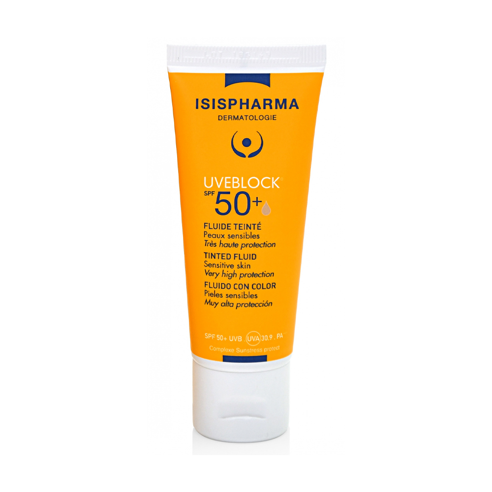 Isispharma Uveblock Fluide SPF50+ 40ml Teinté nova parapharmacie prix maroc casablanca