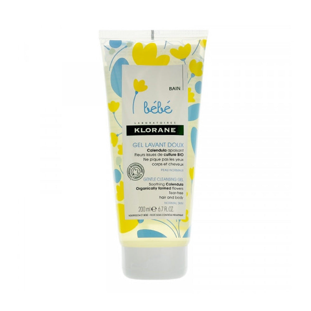 Klorane Bébé Gel Lavant Doux Au Calendula 200ml nova parapharmacie prix maroc casablanca