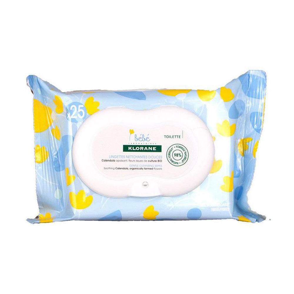 Klorane Bébé Lingettes Nettoyantes Epaisses 25 Pièces