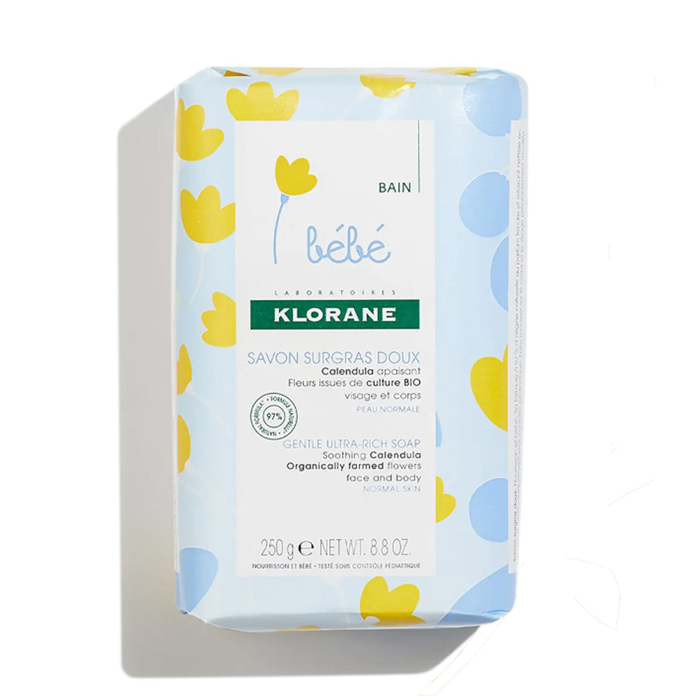 Klorane Bébé Savon surgras doux au Calendula 250g nova parapharmacie prix maroc casablanca