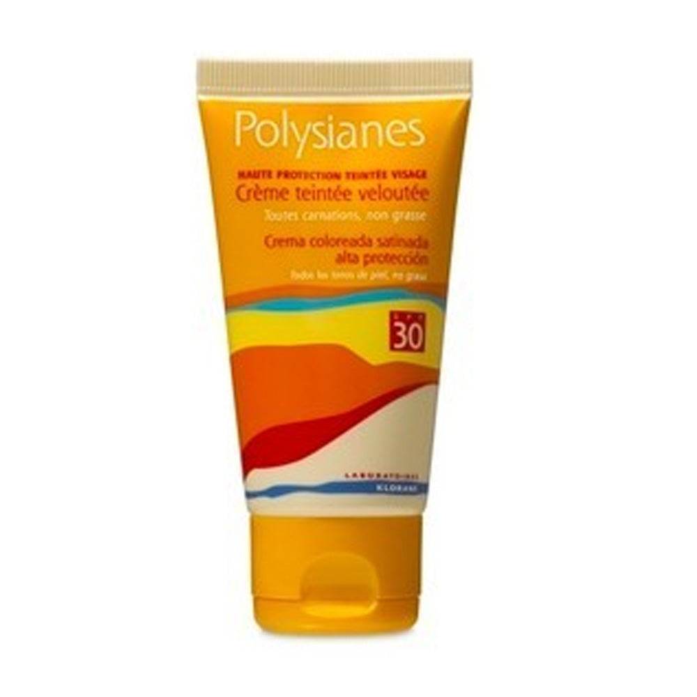 Klorane Polysianes Crème Teintée Veloutée SPF30 50ml - Global Para