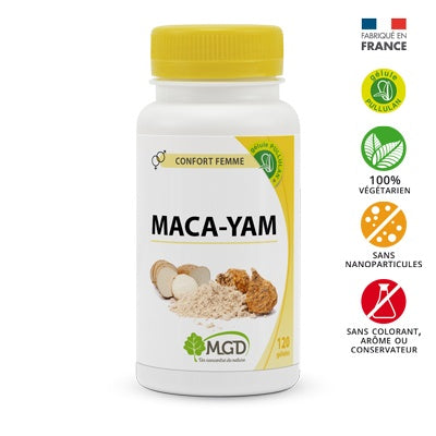 MGD maca - yam boite 120 gélules