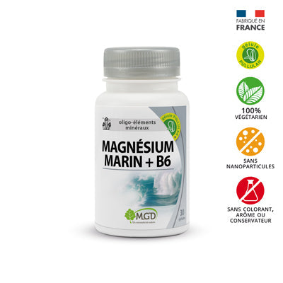 MGD magnésium marin + B6 boite 30 gélules